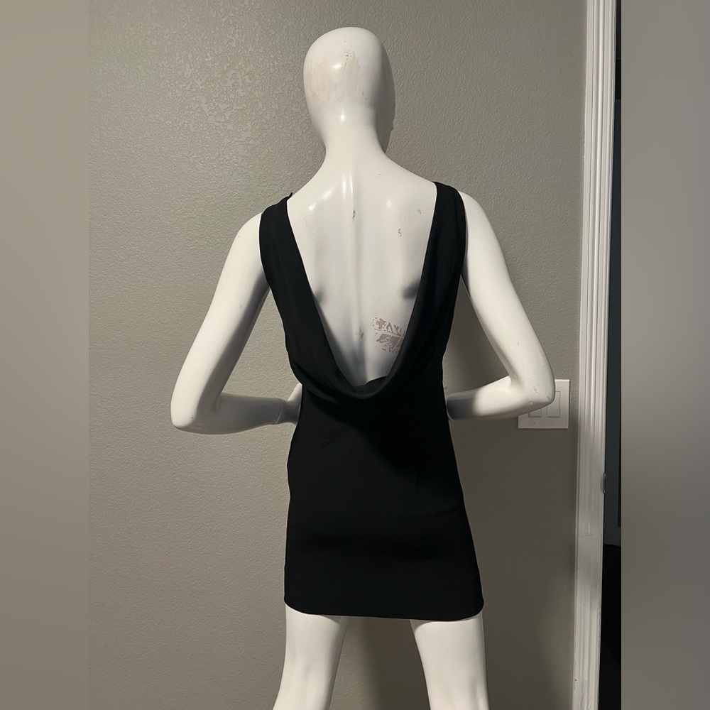 Alexander Wang Black Open Back Mini Dress size 0 - Picture 7 of 11